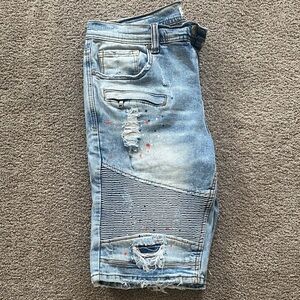 Mens jean shorts